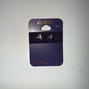 Claire’s earrings Never worn still with backings!